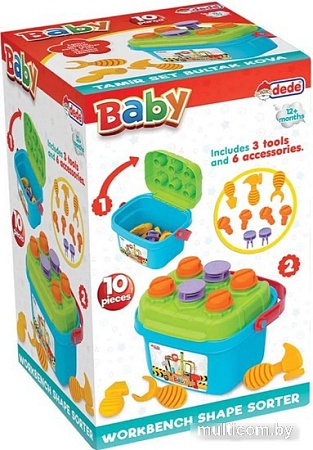 Набор развивающих игрушек Dede Логика с молоточком 03416