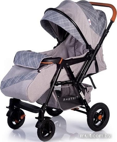Коляска прогулочная «книга» Babyhit Sense Plus (светло-серый)