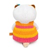 Классическая игрушка BUDI BASA Collection Кошечка Ли-Ли Baby в полосатом вязаном жилете LB-086 (20 см)