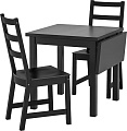 Обеденный стол Ikea Нордвикен/Нордвикен (черный) 393.050.76