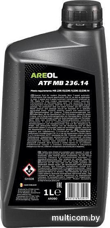 Трансмиссионное масло Areol ATF MB 236.14 1л