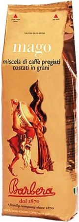 Кофе Barbera Mago в зернах 250 г