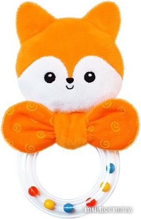 Погремушка Мякиши колечко Лисичка Апельсинка 607