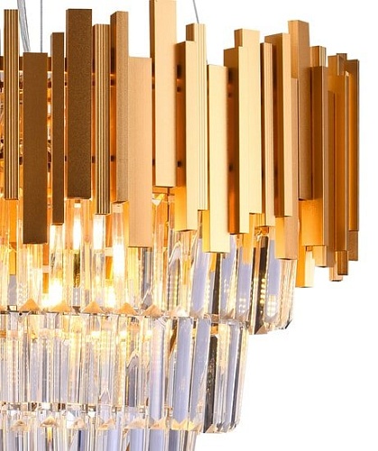 Подвесная люстра Natali Kovaltseva Diamonds 81427/12C (золотой)