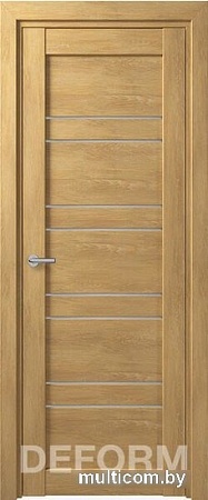 Межкомнатная дверь Юркас Deform D15 ДО 70x200 (дуб шале натуральный/мателюкс)