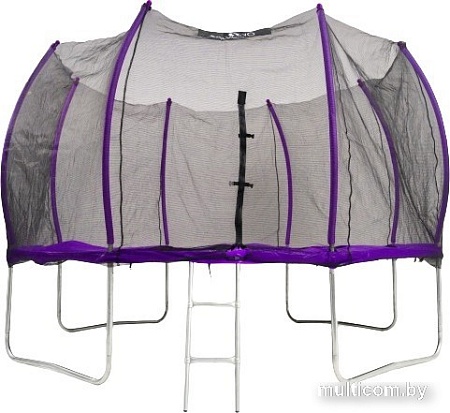 Батут Calviano Outside Master Purple 374 см - 12ft (внешняя сетка, с лестницей)