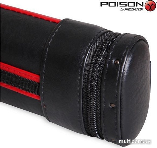 Чехол для кия Poison Armor Velcro 1x1 05105 (красный/черный)