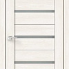 Межкомнатная дверь Velldoris Eco Flex City 7 60x200 (дуб бьянко/стекло мателюкс)