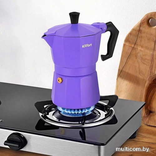 Гейзерная кофеварка Kitfort KT-7146