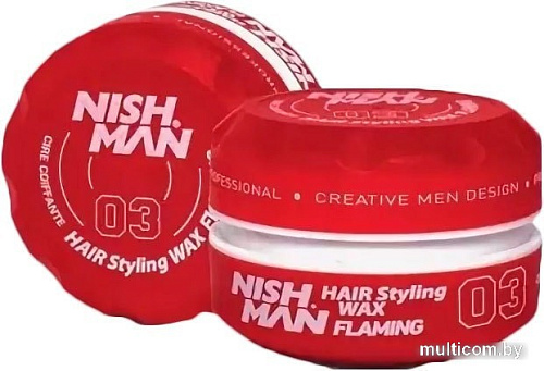 Nishman Воск для укладки волос 03 Flaming 100 мл