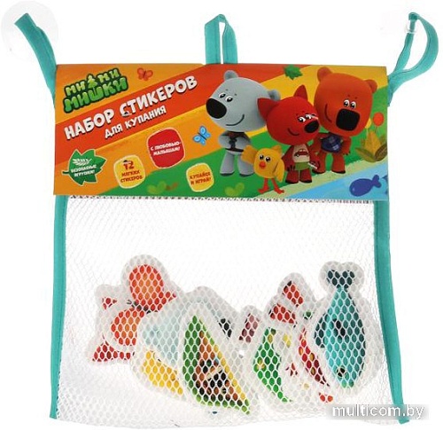 Набор игрушек для ванной Капитошка Набор стикеров. Ева Ми-Ми-Мишки EV12-MIMI