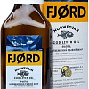 Fjord Норвежский рыбий жир из печени трески со вкусом лимона (200мл)