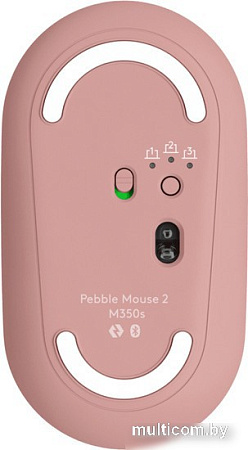 Мышь Logitech M350S Pebble 2 (розовый)