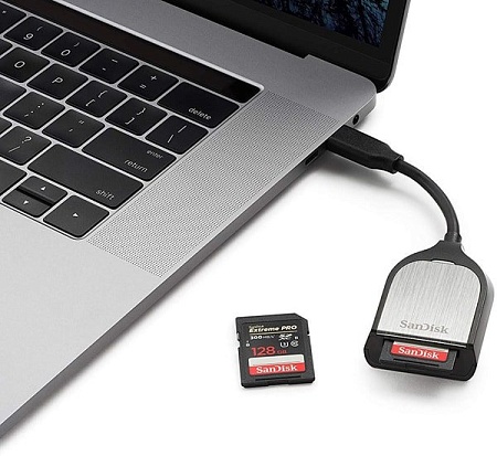 Кардридер SanDisk Extreme Pro SD USB-C SDDR-409-G46