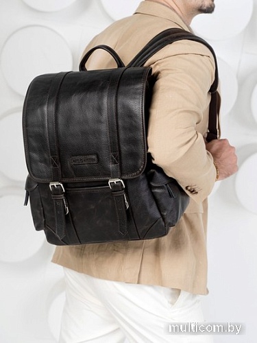 Городской рюкзак Carlo Gattini Montalbano Classico 3097-04 (темно-коричневый)