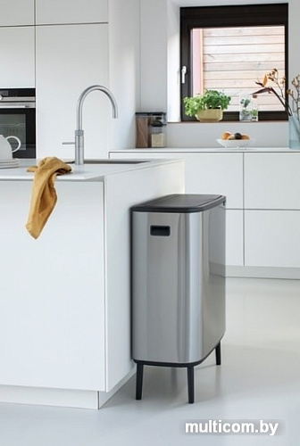 Brabantia Bo Touch Bin Hi 2 x 30 л (стальной с защитой от отпечатков)