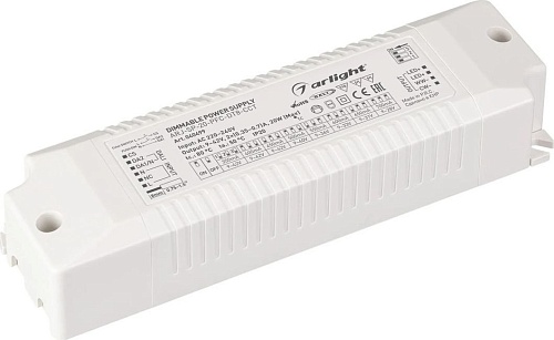 Блок питания Arlight ARJ-SP-20-PFC-DT8-ССT (20W. 9-42V. 0.35-0.7А) 040499
