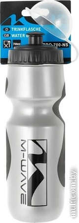Бутылка для воды M-Wave PBO-700-NS 340351 (серебристый/черный)