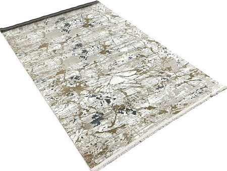 Ковер для жилой комнаты Radjab Carpet Валенсия Прямоугольник 10534RK 2x2.9 (cream/vizon)