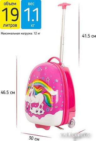 Чемодан Supra Luggage STS-1006-B (Rose Unicorn)