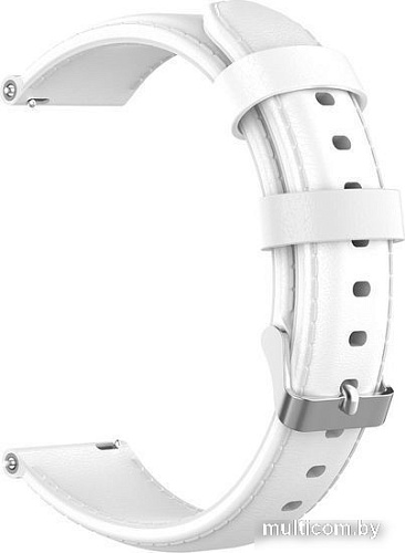 Ремешок Rumi кожаный Slim 16 мм (белый)