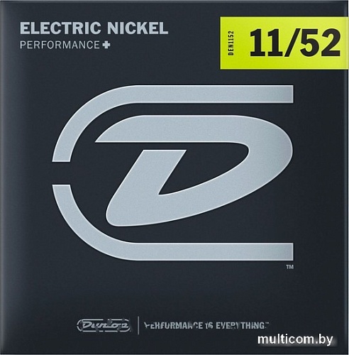 Струны для гитары Dunlop Manufacturing DEN1152 EG-NKL 11-52