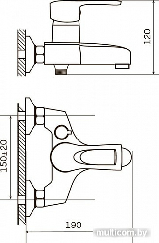 Смеситель Zerix FAD 181 ZX0198