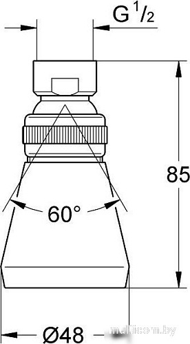 Верхний душ Grohe Relexa Plus 28094
