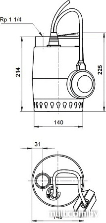 Насос Grundfos Unilift KP 150 A 1