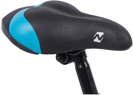 Детский велосипед Novatrack Valiant 16 2019 163VALIANT.BK9 (черный/голубой, 2019)