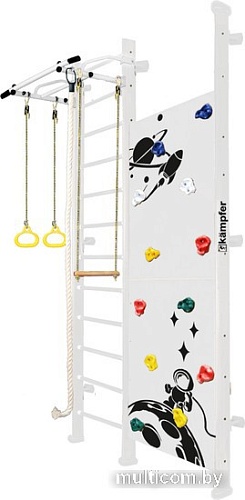 Детский спортивный комплекс Kampfer Jungle Wall Boy (3 м, жемчужный/белый)