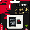 Карта памяти Kingston Canvas React SDCR/256GB microSDXC 256GB + адаптер
