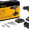 Дрель-шуруповерт Deko Banger 20V ONE+ 083-1110 (с 2-мя АКБ, кейс)