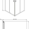 Душевой уголок Adema Glass Vierkant 80х80 (прозрачное стекло)