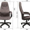 Офисное кресло CHAIRMAN Home 951 (велюр, Т-55 серый)