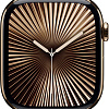 Умные часы Apple Watch Series 10 46 мм (титановый корпус, золотистый/золотитсый, стальной ремешок)