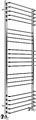 Полотенцесушитель TERMINUS Соренто П23 500x1400 (хром)