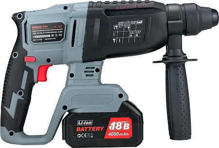Перфоратор Profipower MKDHR-18V (с 1-им АКБ, кейс)