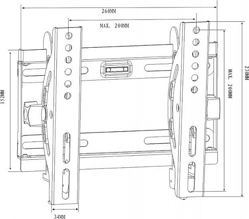 Кронштейн Benatek PLASMA-66-B