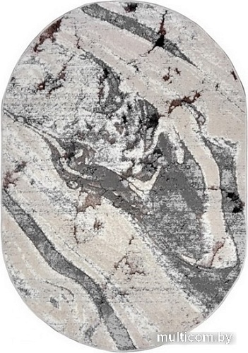 Ковер для жилой комнаты Bossan Rome B038A-VIZION-BEJ-OVAL 200x290