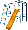 Уличный комплекс Вертикаль А+П с горкой