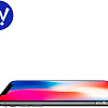 Смартфон Apple iPhone X 256GB Воcстановленный by Breezy, грейд C (серебристый)