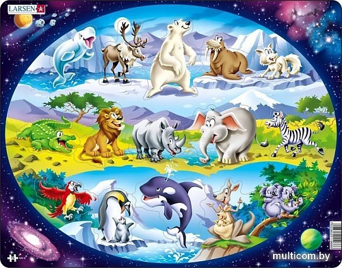 Мозаика/пазл Larsen Планета животных NM6