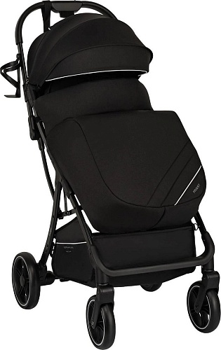 Коляска прогулочная «книга» Indigo Frost (черный)