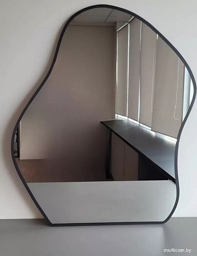 Зеркало eMZe 76x92 UV.NF.CLOUD.76.92.CHE (черный с УФ-окантовкой)