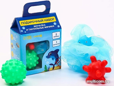 Набор игрушек для ванной Крошка Я Дельфин 7412557