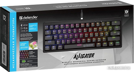 Клавиатура Defender Alligator GK-315 (черный)