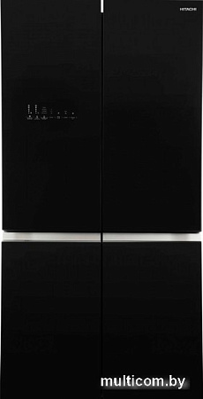 Четырёхдверный холодильник Hitachi R-WB720VUC0GBK