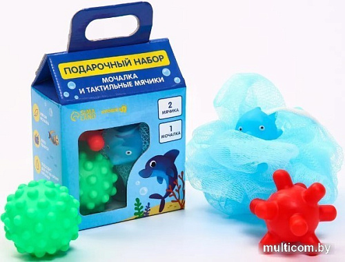 Набор игрушек для ванной Крошка Я Дельфин 7412557