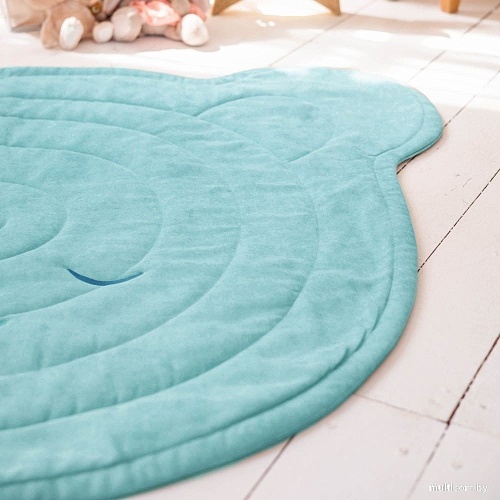 Ковер для детской Pasionaria Тедди Декоративный 130x100 (небесно-голубой)